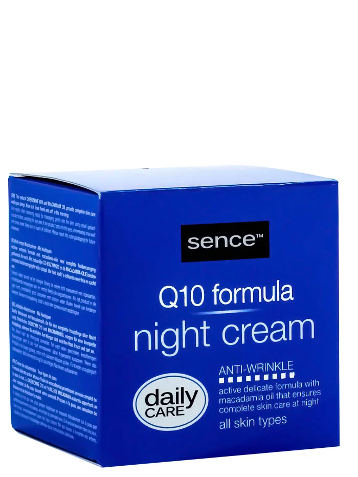 Sence Beauty Crema antirid de noapte 50 ml Q10 All skin types