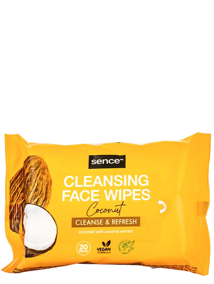 Sence Beauty Servetele demachiante 20 buc Coconut