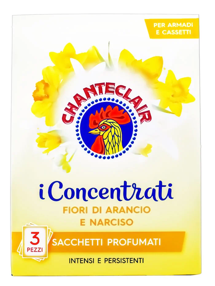 Chante Clair Saculeti parfumati 3 buc (3x12 g) Fiori di arancio e narciso