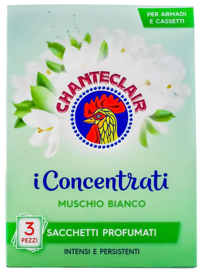 Chante Clair Saculeti parfumati 3 buc (3x12 g) Muschio Bianco