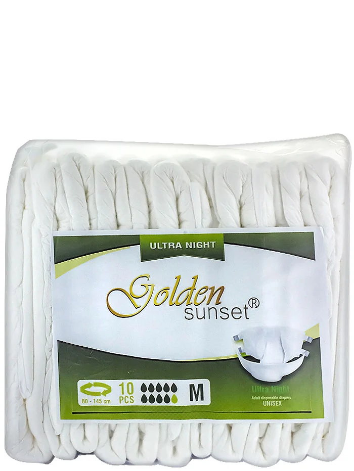 Golden Sunset Scutece Adulti Medium 10 buc