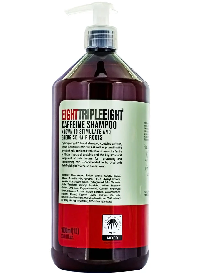 Eight Triple Eight Sampon energizant cu cofeina(cu pompa) 1 L Caffeine