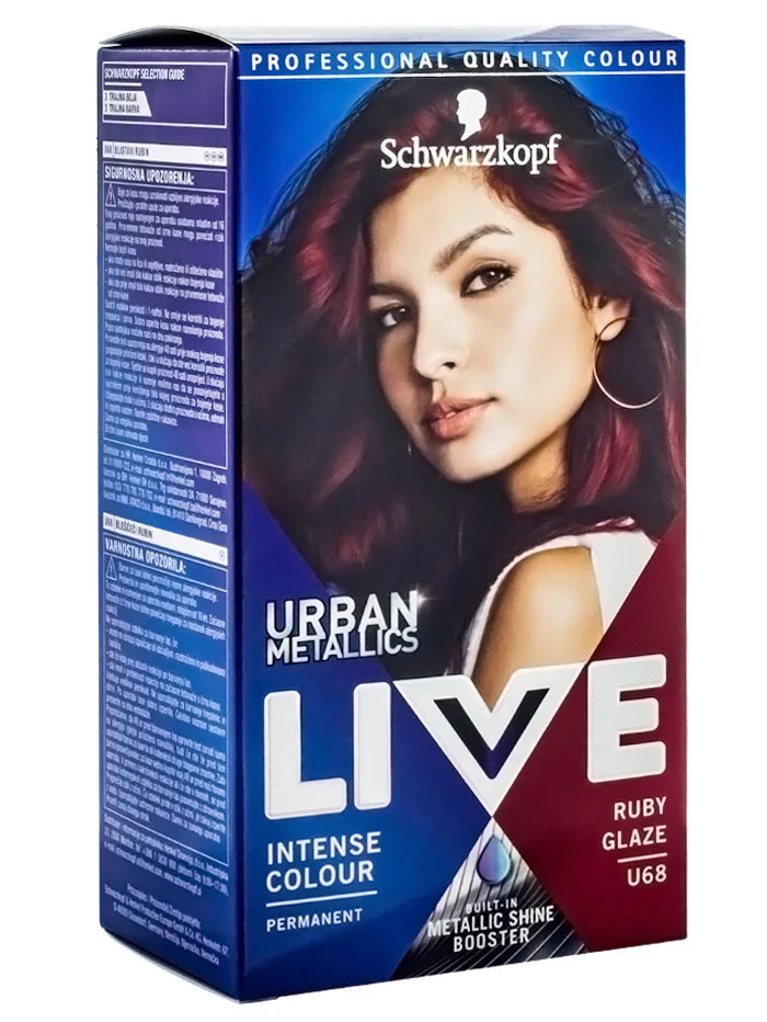 Schwarzkopf Vopsea de par Live U68 Ruby Glaze image10