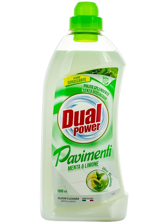 Dual Power Detergent Pardoseli 1L Menta&Limone