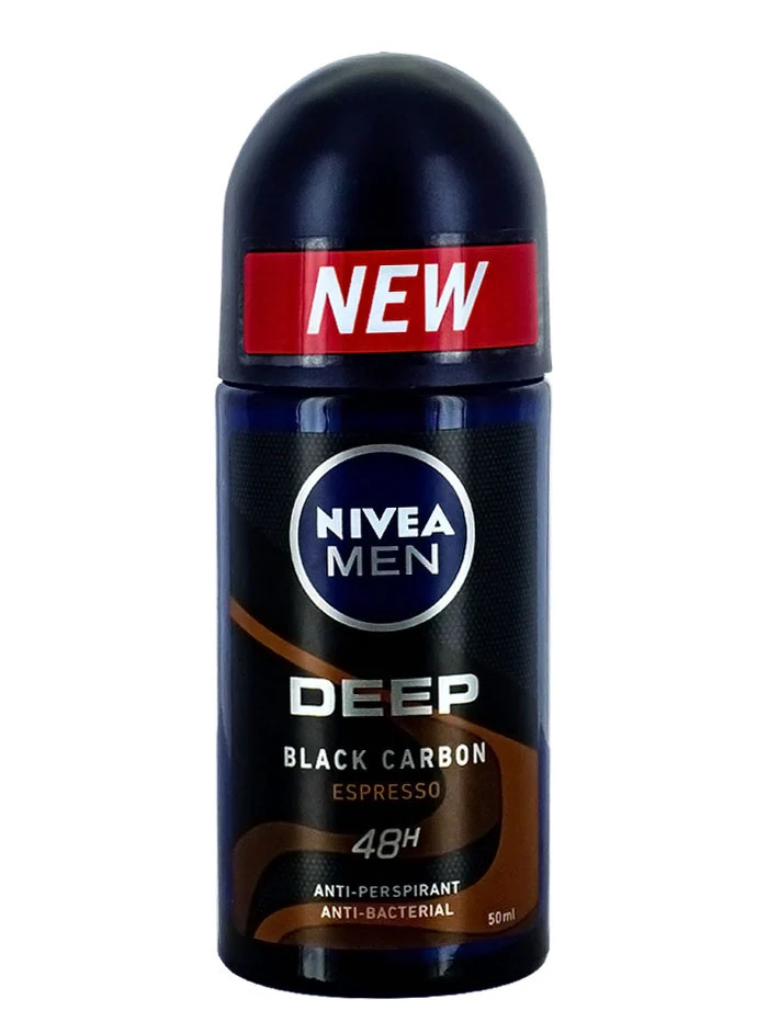 Nivea roll-on 50 ml men deep black carbon espresso