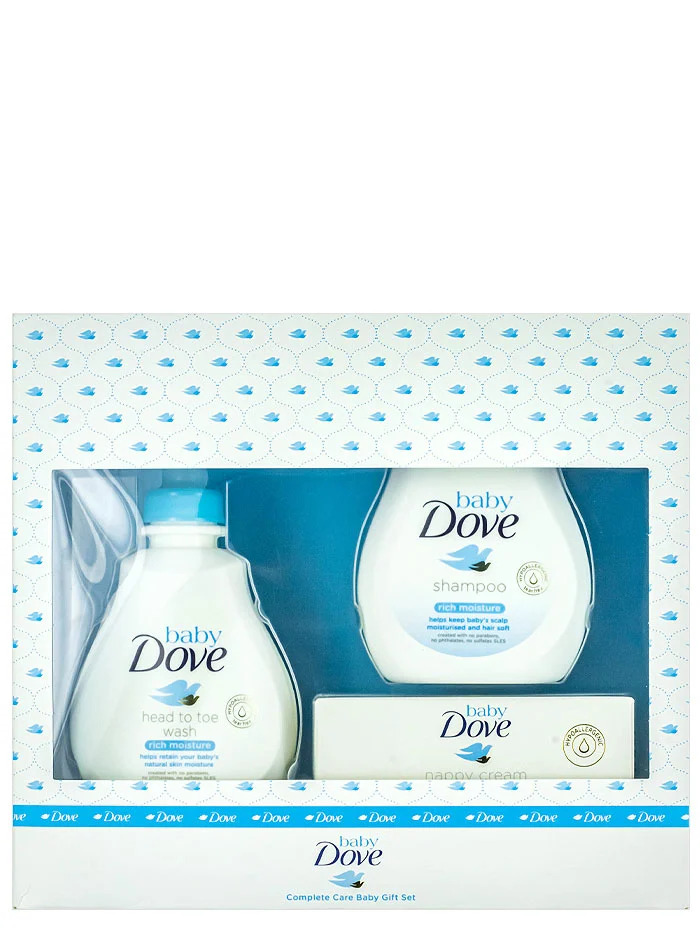 Dove baby caseta:lotiune de spalare+sampon+crema protectoare 2x200 ml +45 g