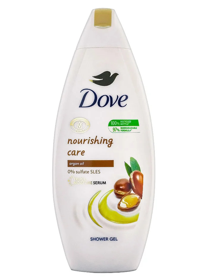 Dove gel de dus 250 ml nourishing care & argan oil