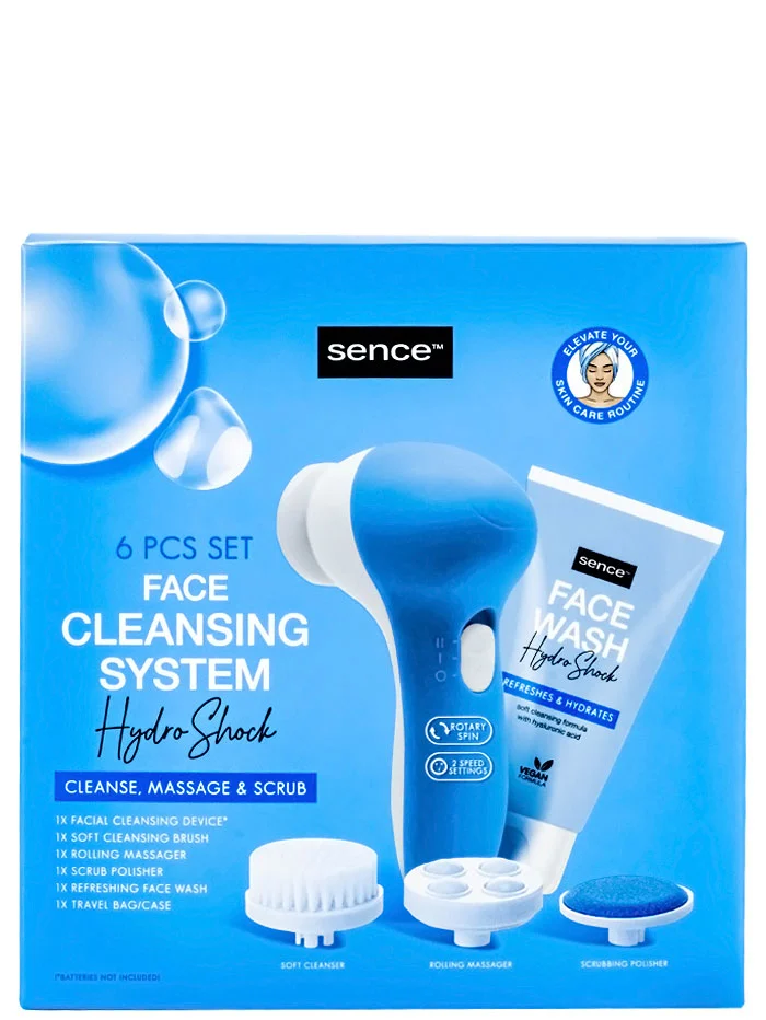 Sence Beauty Set pentru curatarea fetei (Aparat+Accesorii) Hydro Shock