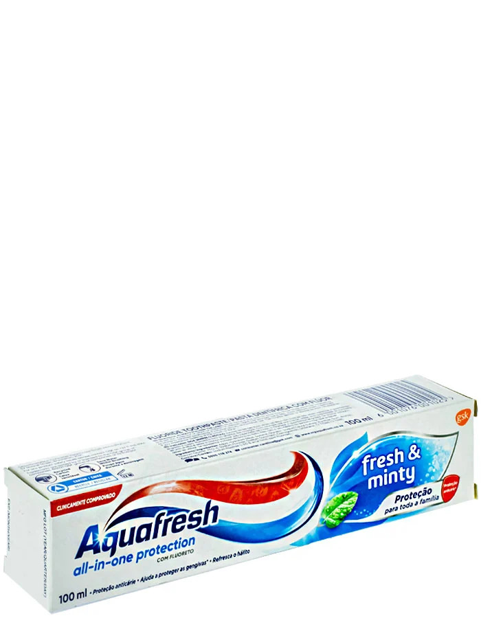 Aquafresh pasta de dinti 100 ml all-in-one fresh&minty