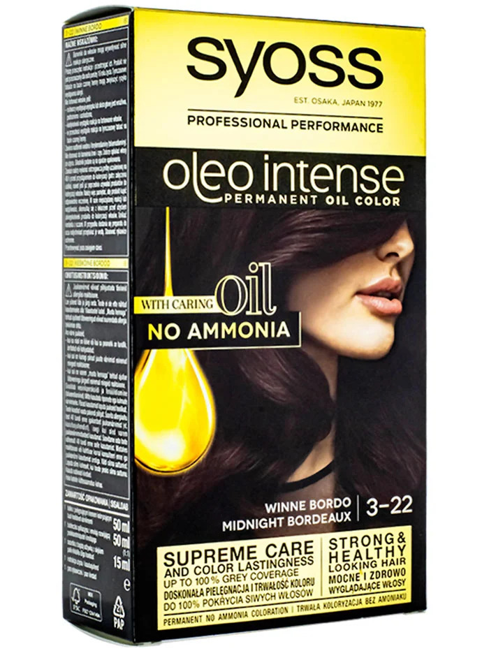 Syoss Vopsea de par Oleo Intense 3-22 Midnight Bordeaux image10