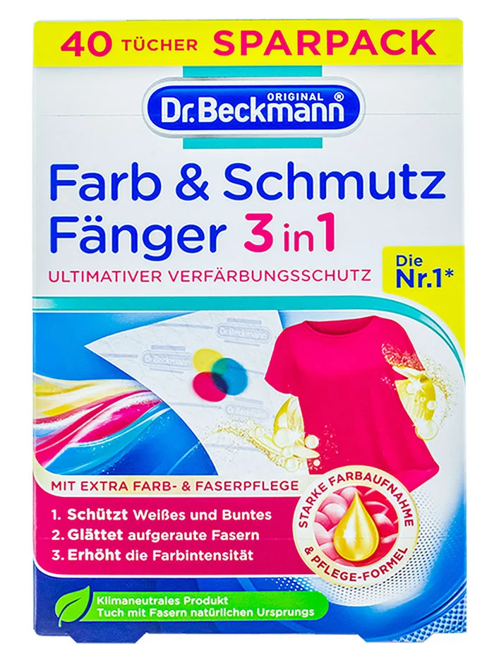 Dr. Beckmann Servetele captatoare de culoare&murdarie 40 buc