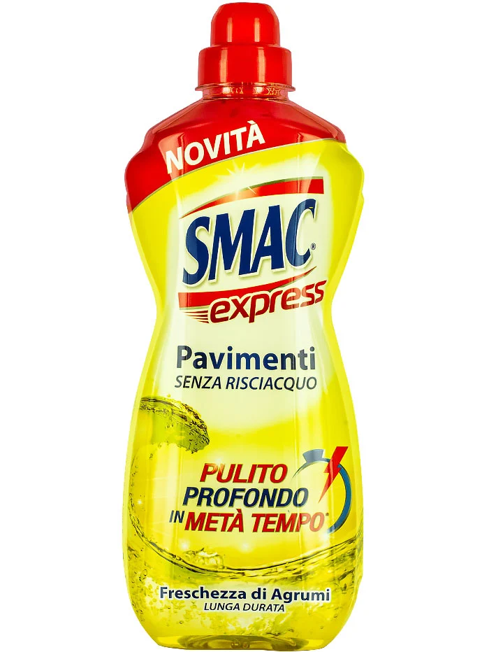 Smac Express Detergent Pardoseli 1 L Freschezza di Agrumi