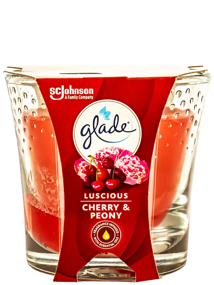 Glade Lumanare odorizanta 129 g Cherry & Peony