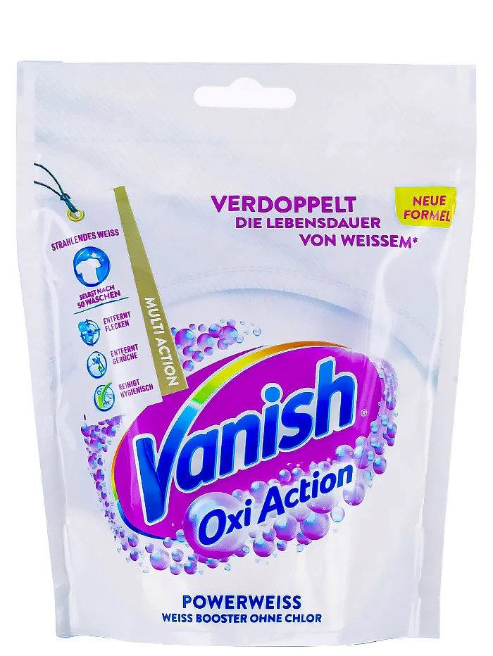 Vanish Detergent praf pt. indepartarea pete 250 g Oxi Action PowerWeiss