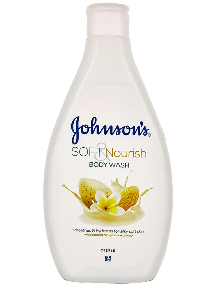 Johnson\'s Gel de dus 400 ml Soft&Nourish Almond Oil&Jasmine