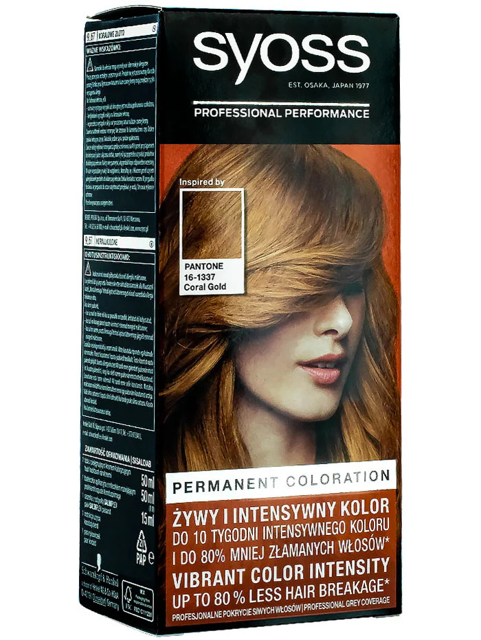 Syoss Vopsea de par 9-67 Coral Gold image2