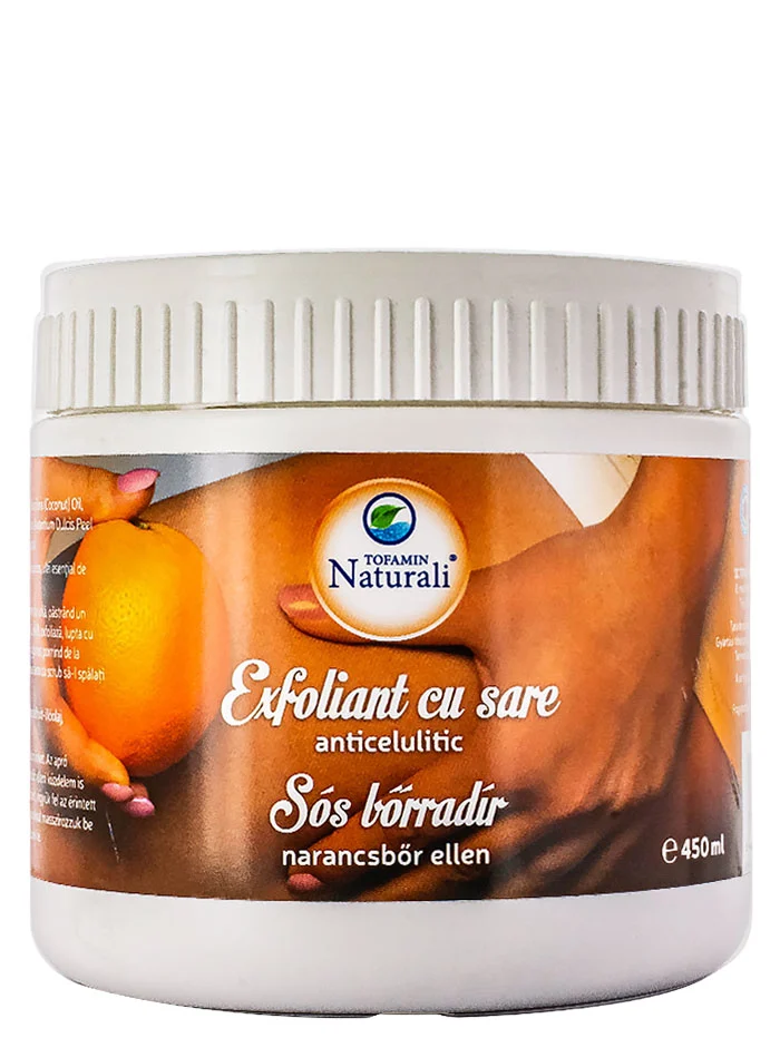 Tofamin Naturali Exfoliant cu sare anticelulitic 450 ml