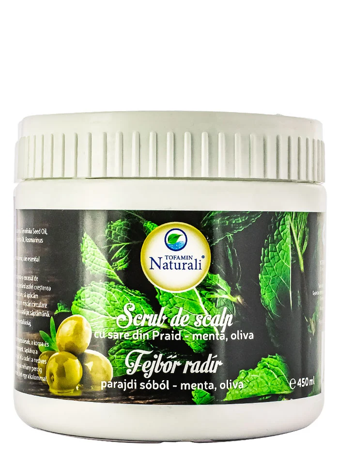 Tofamin Naturali Scrub de scalp 450 ml Menta,Oliva