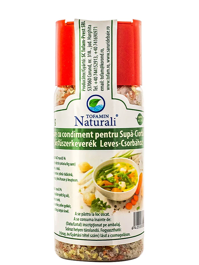 Tofamin Naturali Sare cu condiment pentru Supa-Ciorba 110 g