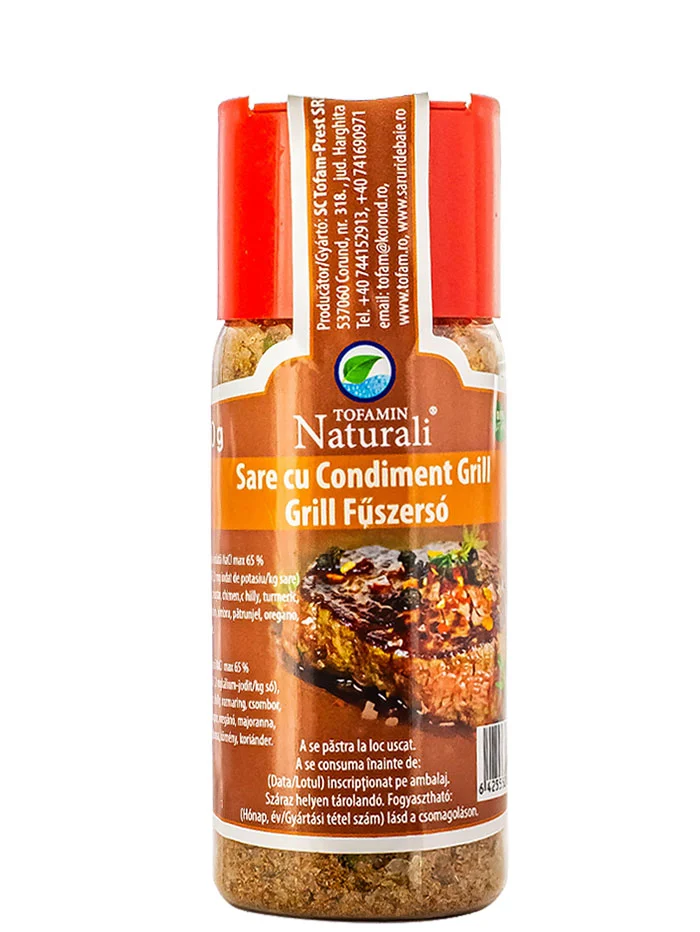 Tofamin Naturali Sare cu condiment Grill 120 g