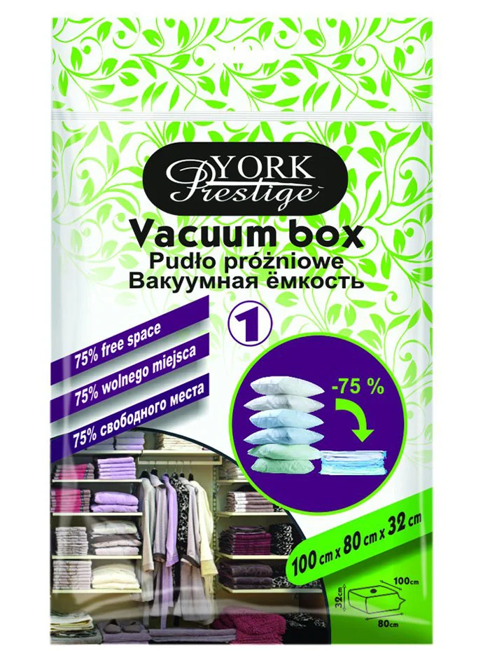 York Saci vidati pentru depozitare haine 1 buc 100x80x32 cm Prestige