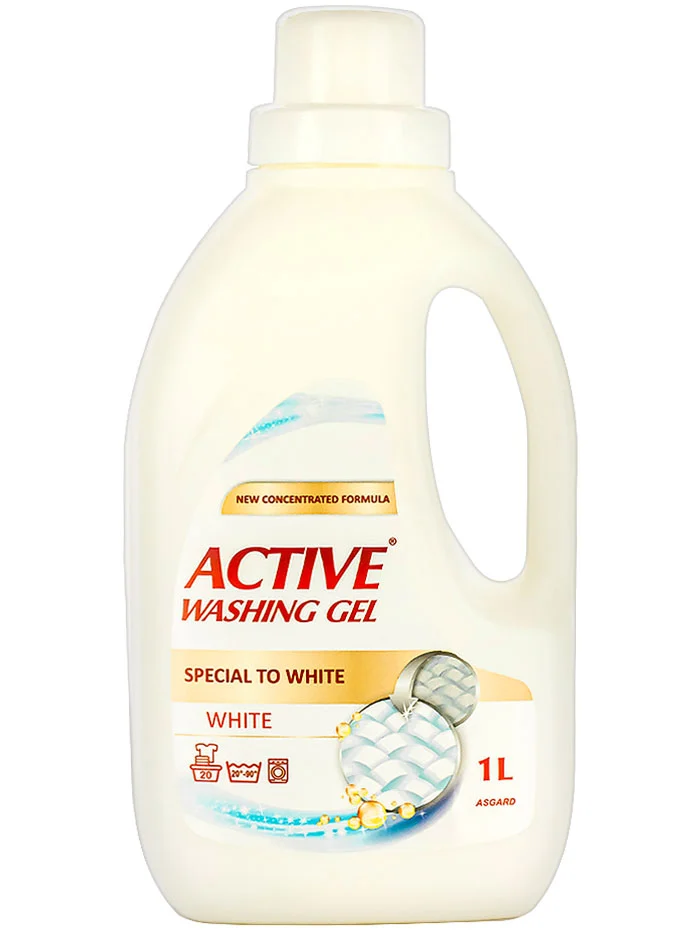 Active Detergent lichid 1 L 20 spalari White