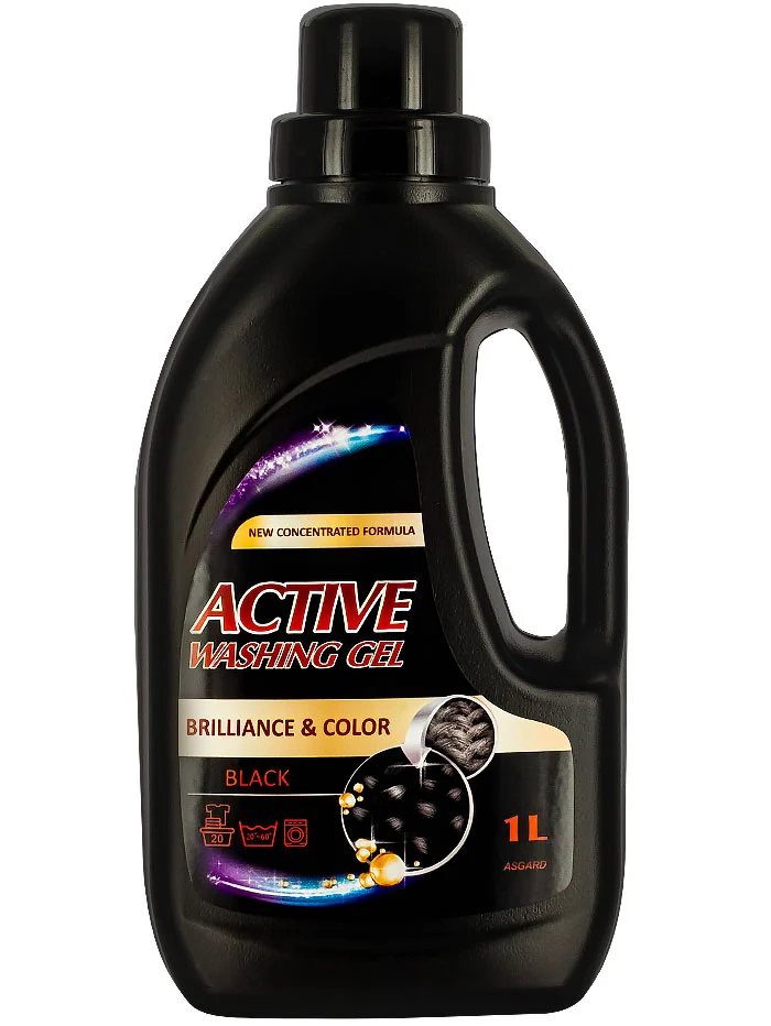 Active Detergent lichid 1 L 20 spalari Black