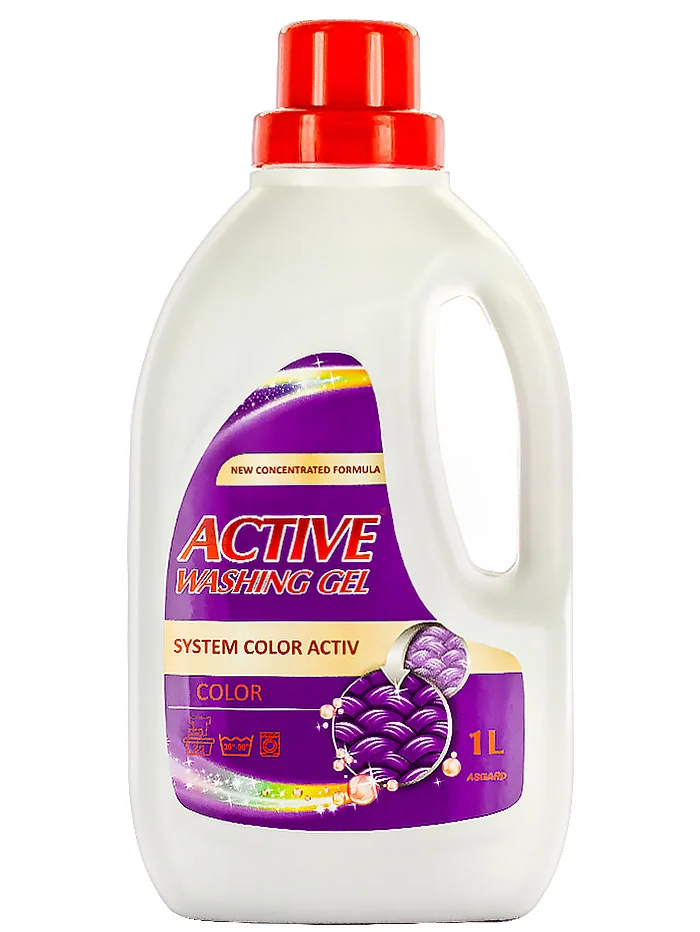 Active Detergent lichid 1 L 20 spalari Color