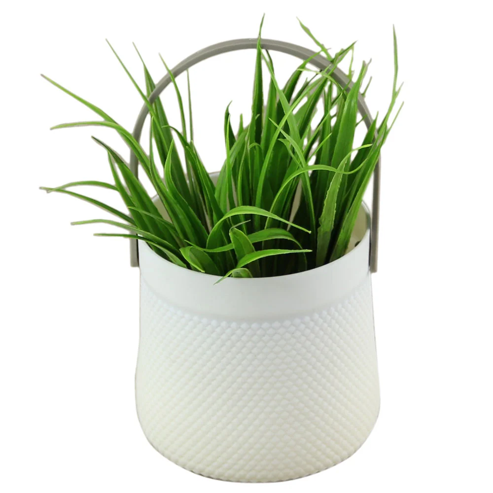 Floare artificiala in ghiveci plastic Cos 10x17 cm Diverse Culori