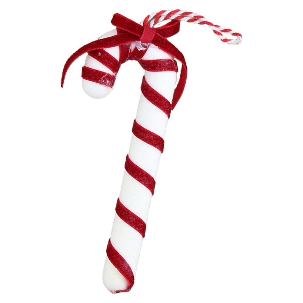 Bastonas decorativ cu agatatoare 5x15 cm Candy cane