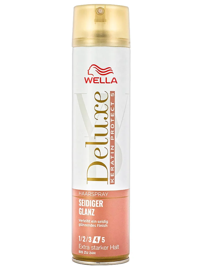 Wella Deluxe Fixativ de par 250 ml Seidiger Glanz Nr:4 Keratin Protect 5