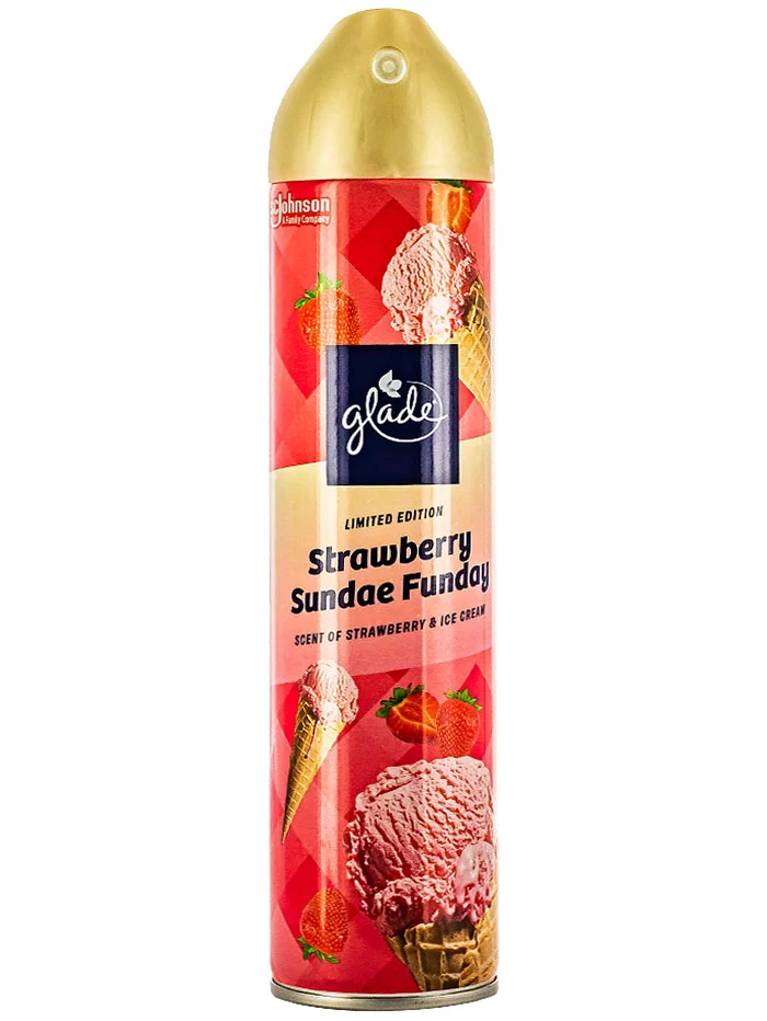 Glade Spray odorizant camera 300 ml Strawberry&Ice Cream
