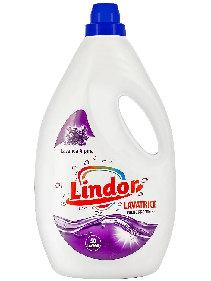 Lindor Detergent Lichid 3 L 50 spalari Lavanda Alpina