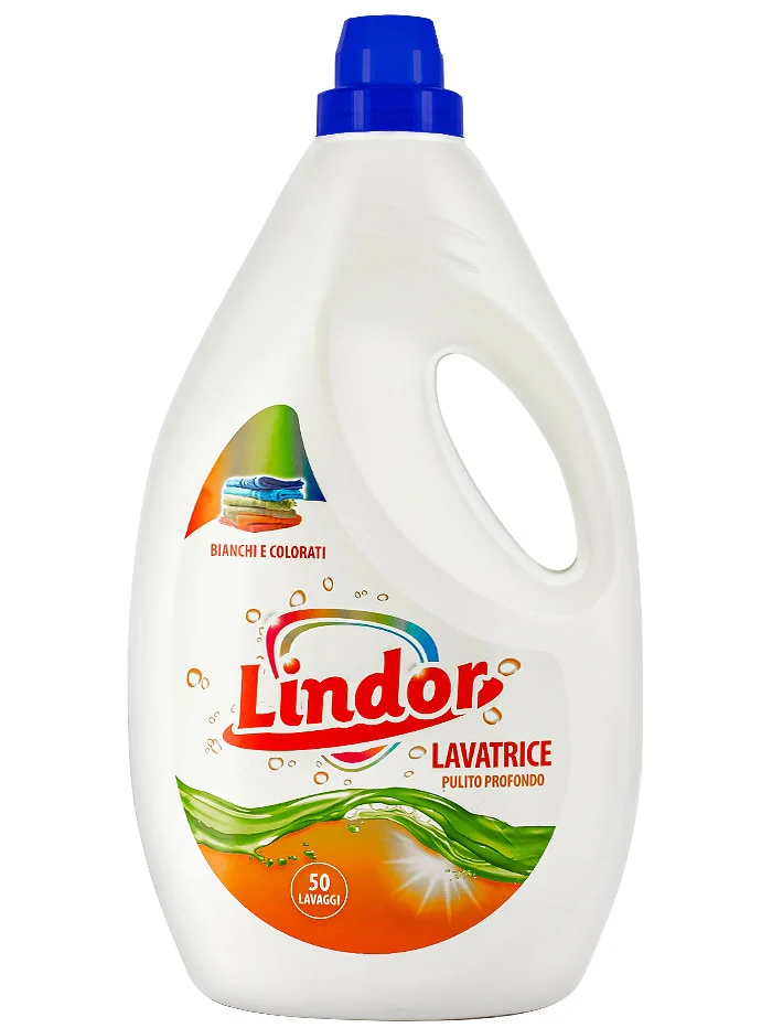 Lindor Detergent Lichid 3 L 50 spalari Bianchi e colorati