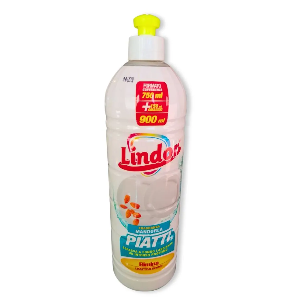 Lindor Detergent pentru vase 900 ml Mandorla