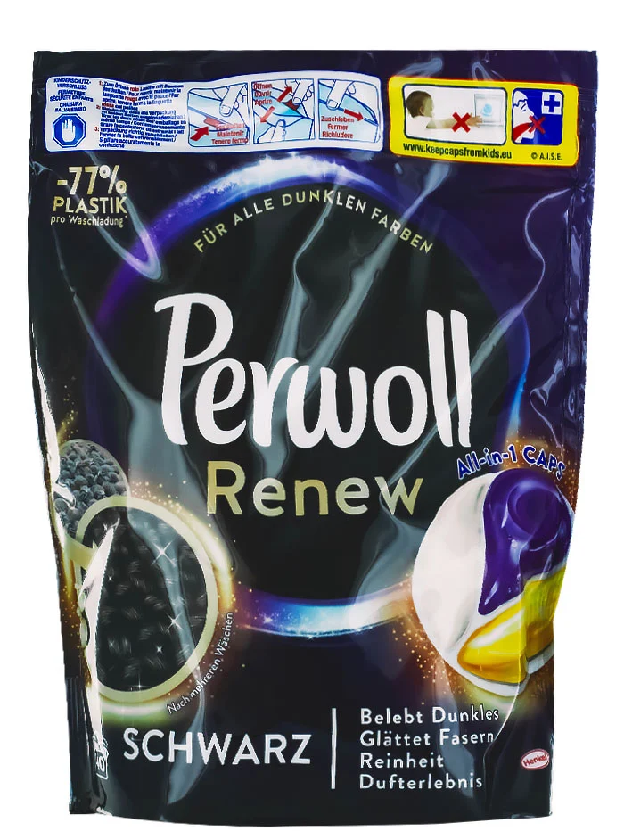 Perwoll Detergent Capsule 40 buc All in 1 Schwarz
