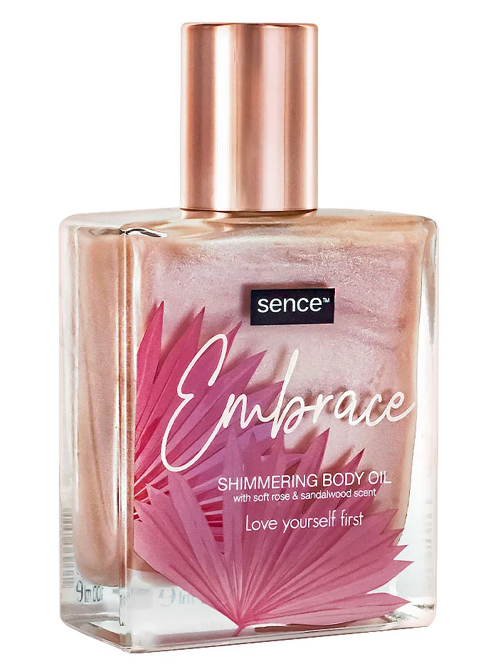 Sence of Wellness Ulei de corp stralucitor 100 ml Embrace Rose&Sandalwood