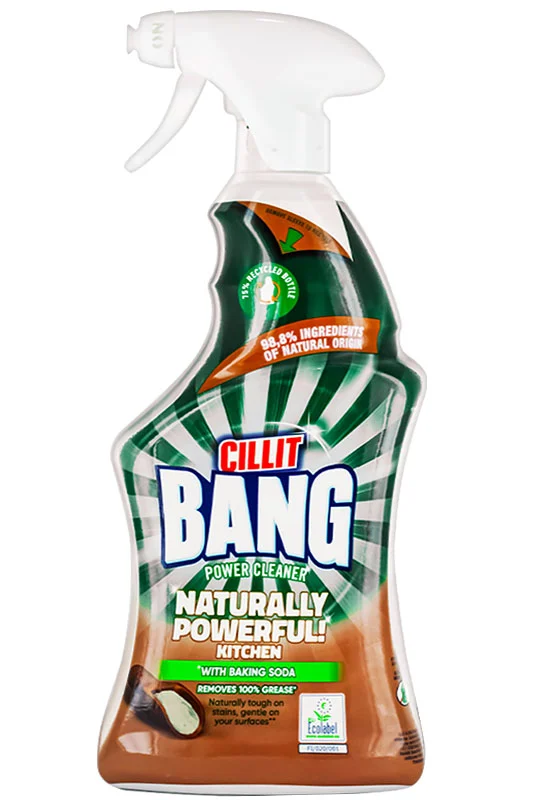Cillit Bang Degresant bucatarie cu pompa 750 ml Naturally Powerful with baking soda