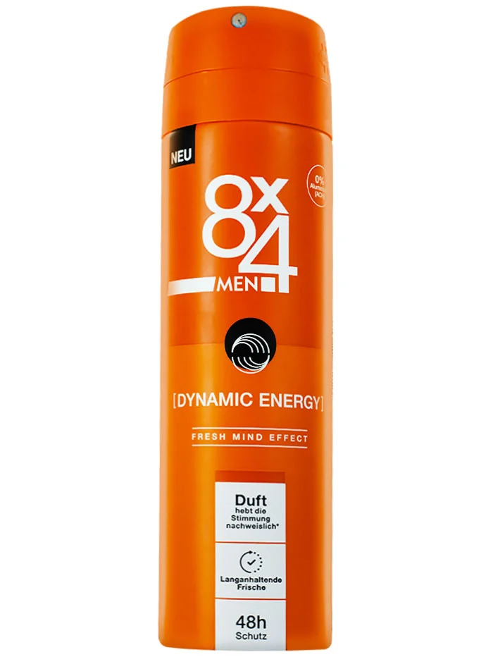 8x4 Spray deodorant barbati 150 ml Dynamic Energy