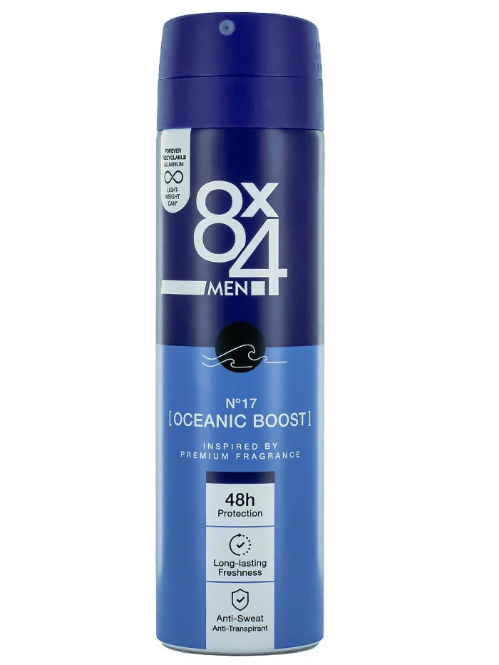 8x4 Spray deodorant barbati 150 ml Oceanic Boost No.17