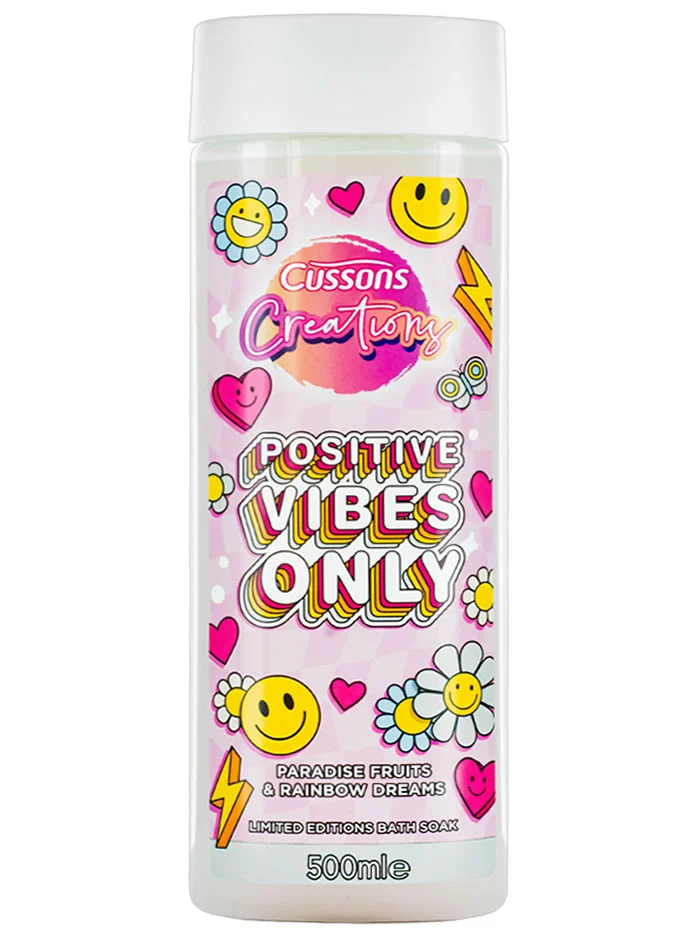 Cussons Creations Spuma de baie 500 ml Positive Vibes Only