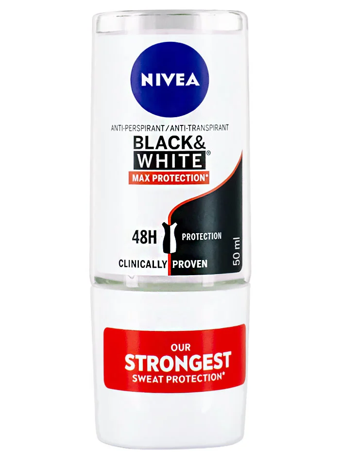 Nivea Roll-on 50 ml femei Black&White Max Protection