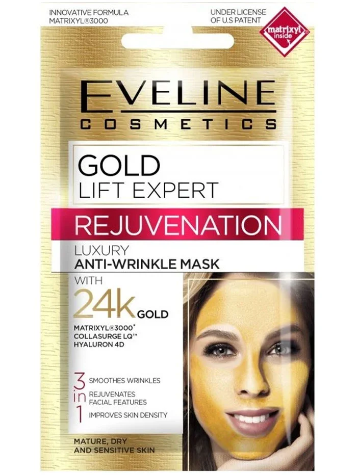 Eveline Masca de fata 7 ml Gold Lift Expert
