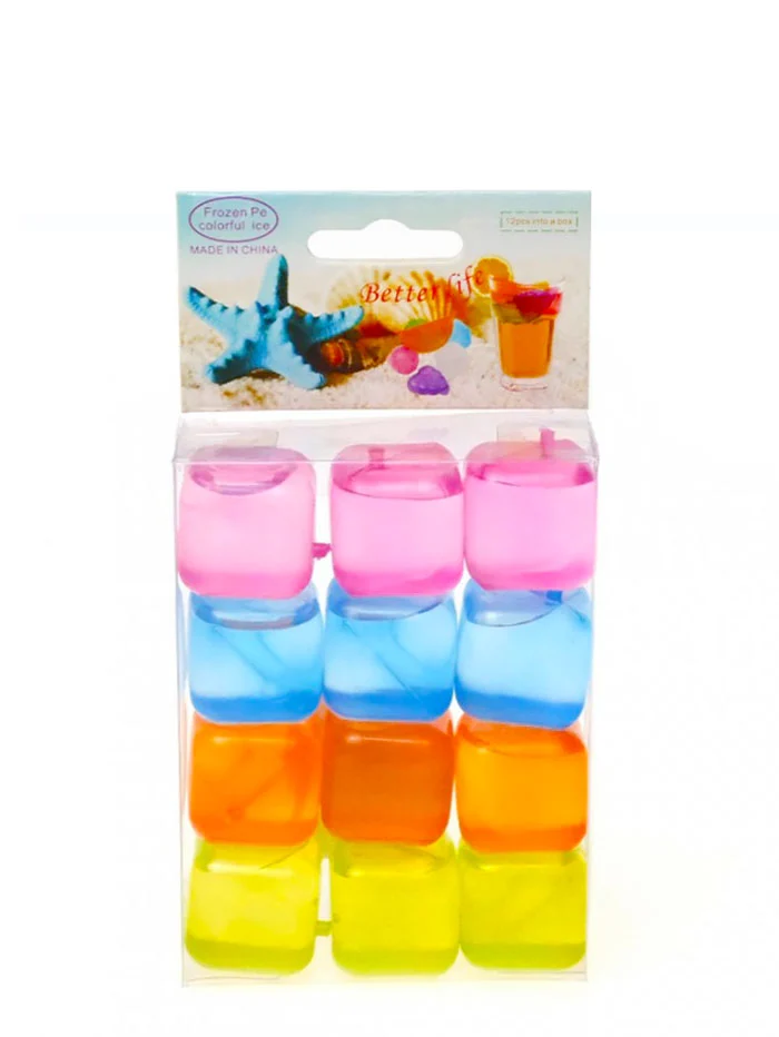 Wei Cuburi gheata cu apa color 12 buc