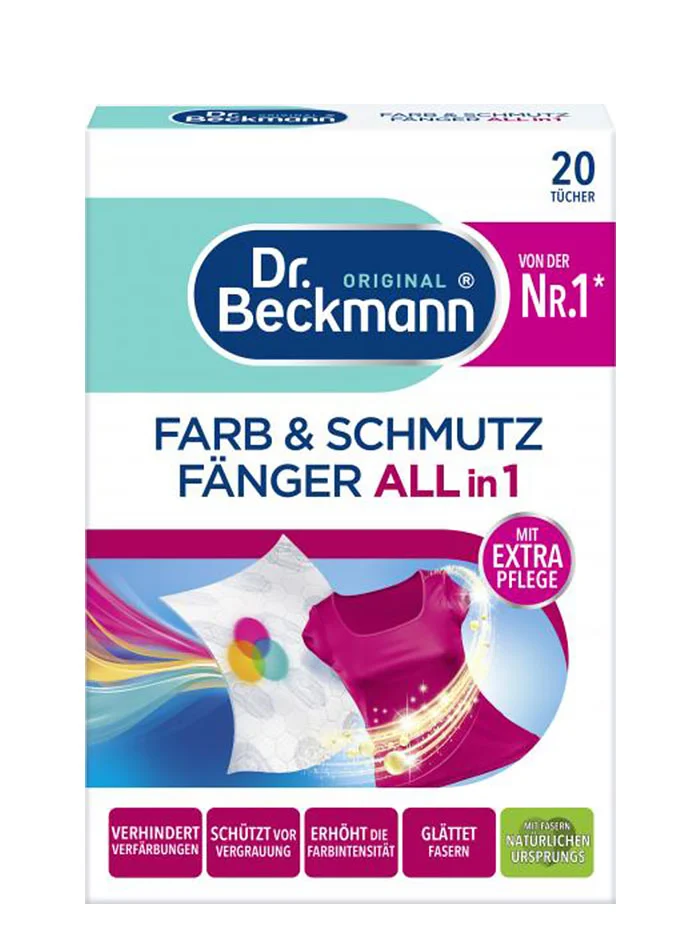 Dr. Beckmann Servetele captatoare de culoare&murdarie 20 buc
