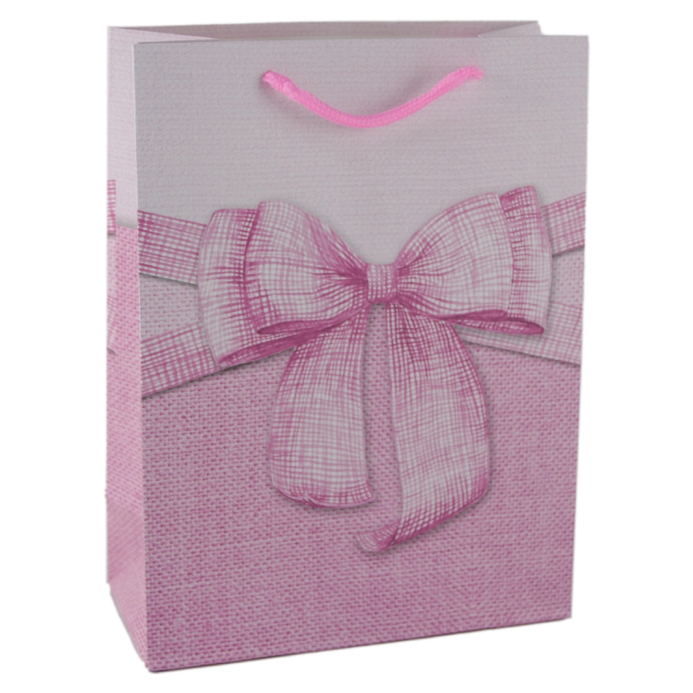 Punga cadou din hartie 18x24 cm (383341) Fundita Diferite culori