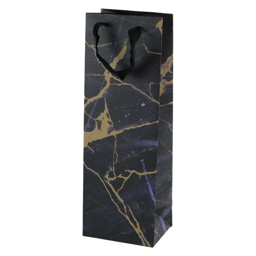 Sacosa Cadou pentru bautura 1 buc  12x36 cm Diferite culori