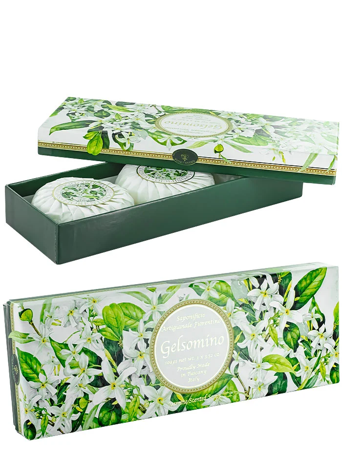 Fiorentino Set Sapun 3x100 g Jasmine (Gelsomino)
