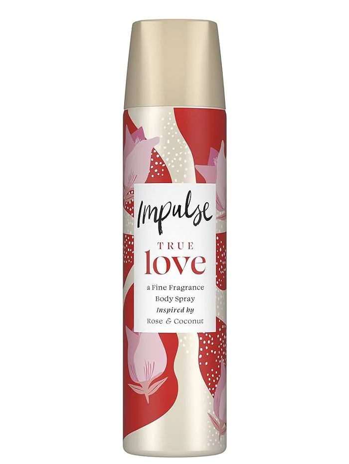 Impulse Spray Deodorant 75 ml True Love Rose&Coconut