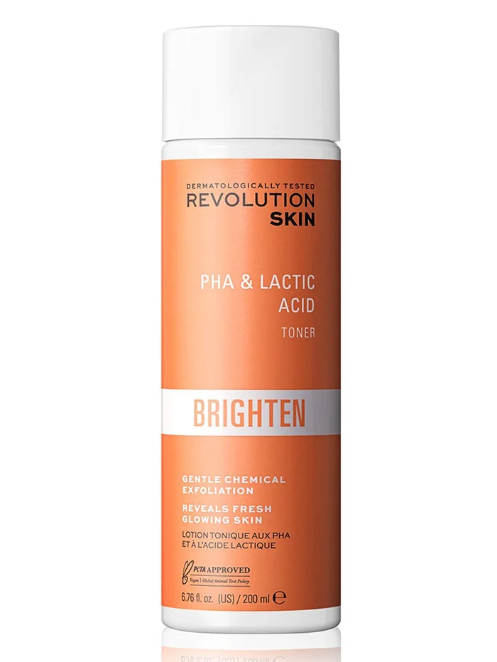 Revolution Lotiune tonica de fata 200 ml Brighten Pha&Lactic Acid
